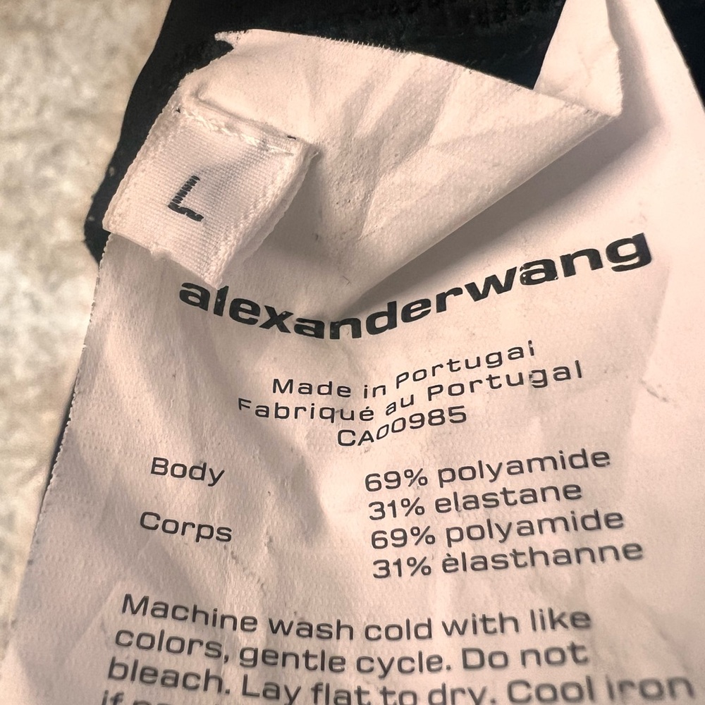Alexander Wang Black and Orange Sports Set - Picture 4 of 5